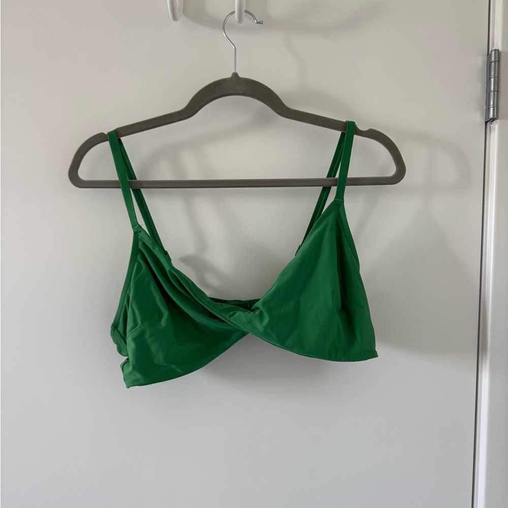 Aerie Green Bikini Top